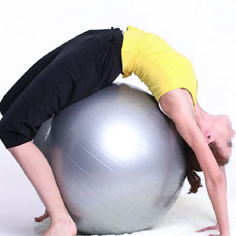 

Heavy Duty Swiss Ball Exercise Yoga Ball for Balance with quick pump, Red, purple, blue, gray, pink