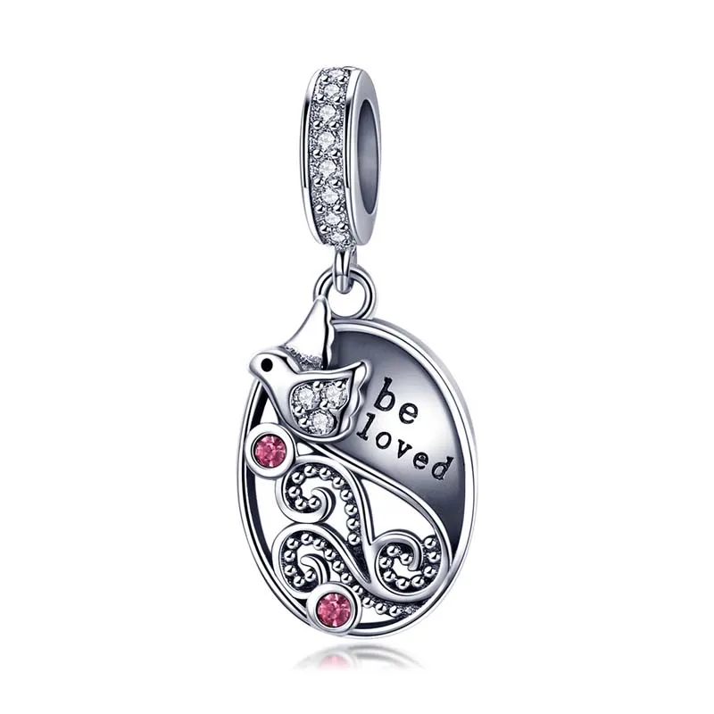 

Bulk 2021 Fashion Shield Pendant Animal Shape Eternal Love Charms Bead Jewelry