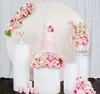 Naxilai Acrylic Round Risers Clear Plinth Display Acrylic Pedestal Wedding acrylic cylinder display stands Round Cylinder