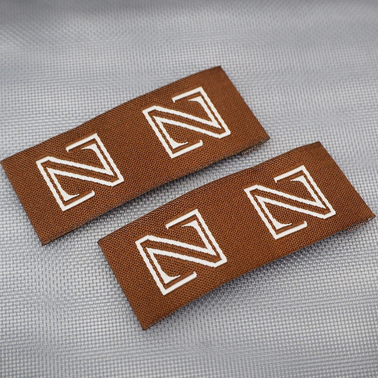 

Custom Organic Cotton Fabric Tag Cloth Label Woven Label For Apparel