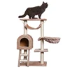 krabpaal wooden cat tree house large cat tree arbre a chat Kratzbaum cat furniture wood
