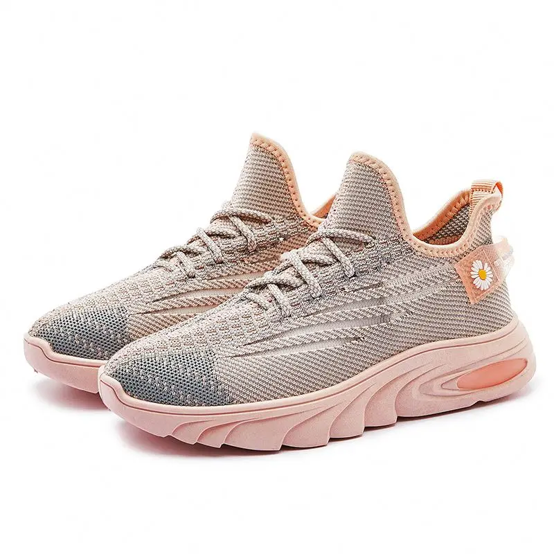 

Ins Summer Leisure Women Tennis Shoes Fashion Sports Shoes For Ladies Mesh Uppers Breathable Women Leisure Shoes