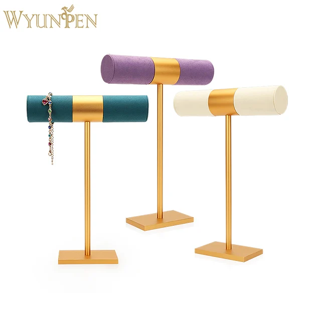 

WYP counter metal display stand Handmade jewelry display stand metal rack for necklace bracelet watch, As picture