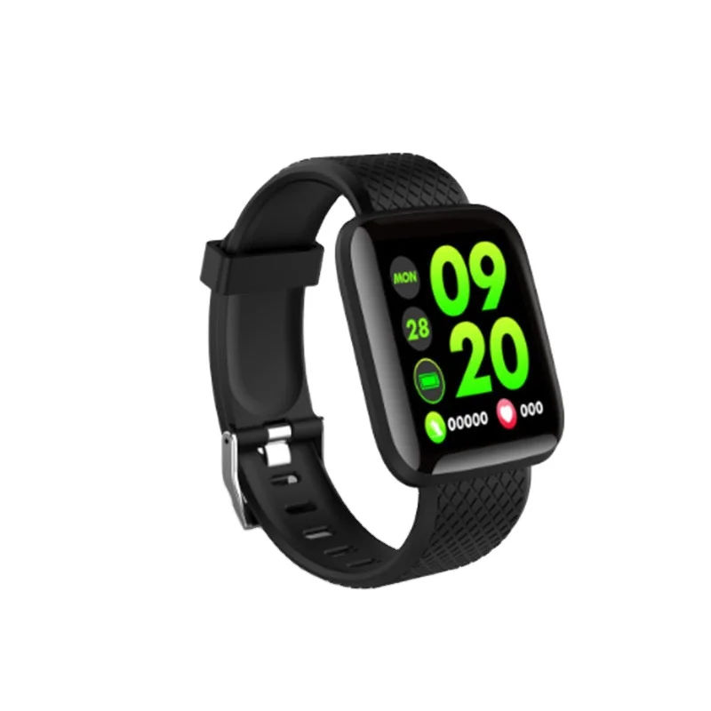 

2020 Hot New Smart Watch Waterproof Sports Smart Watch Detection Step Frequency Heart Rate Sleep 116 Plus Smart Watch, As you request