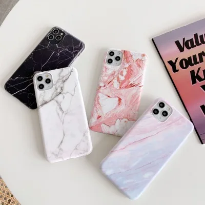 

Luxury TPU Marble Phone Case For IPhone 11 Custom IMD marble Mobile Cover for iphone x