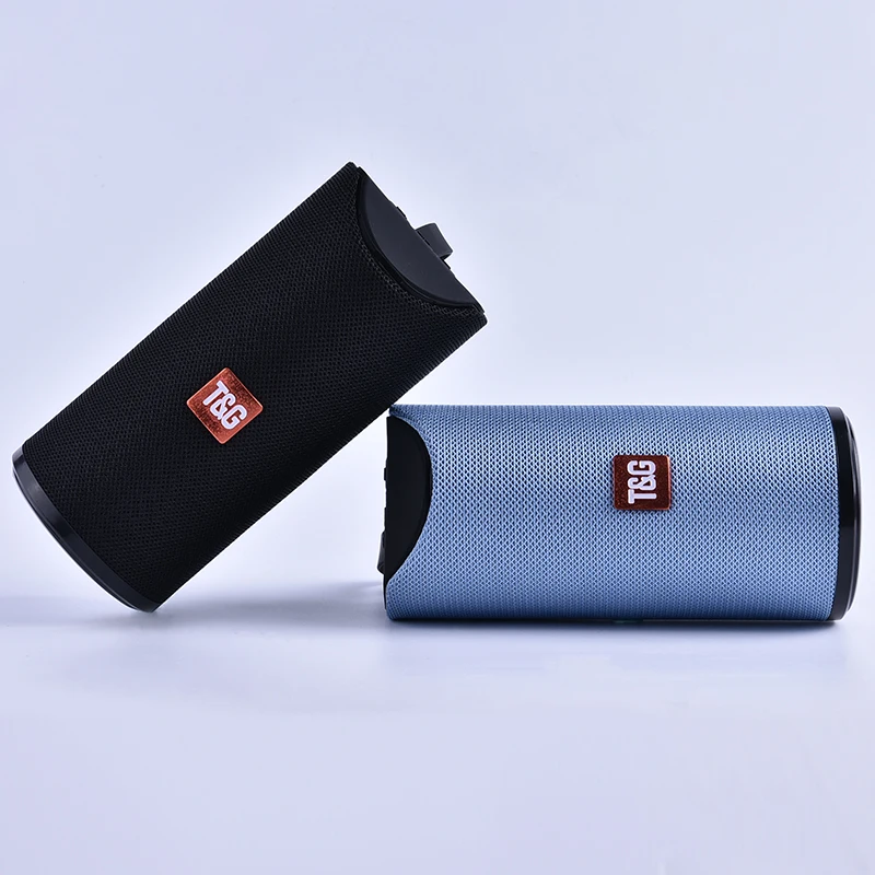 

TG BT Portable Speaker Outdoor Loudspeaker Wireless Mini Column 3D 10W Stereo Music Surround Support FM TFCard
