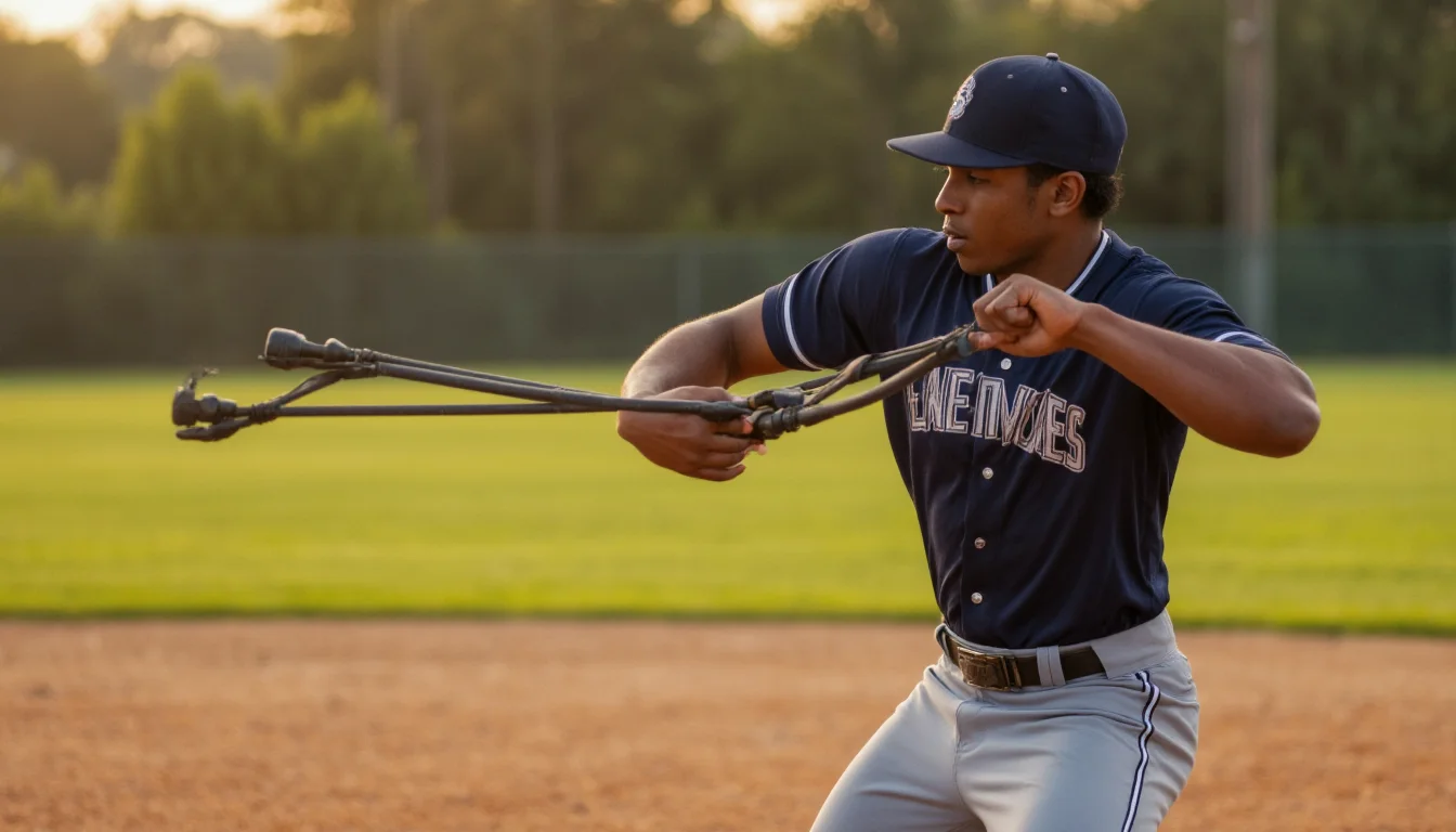 How to Develop Baseball Bat Speed in 2026: The Resistance Band Rotation ...
