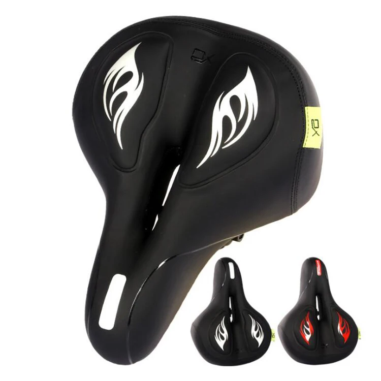 

Crystal Ball Shock Absorption Silicone Hollow Saddle Soft Cushion Cover Bicycle Saddle Seat, Picture shows