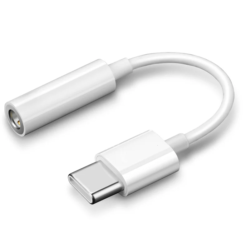 

Type-C to 3.5mm Earphone Cable Adapter USB 3.1 Type C Usb-c Male to 3.5 AUX Audio Female Jack For Xiaomi