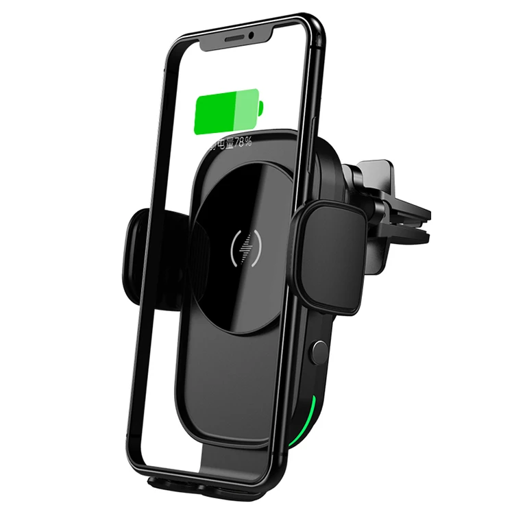 

Smart Sensor Car Wireless Charger Auto Clamping and Releasing Qi 15W Fast Car Wireless Charger Holder for iPhone 12 Pro Max