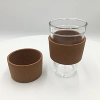 

Wholesale Heat Insulation Cork Cup Cover Non-slip Cork Cup Sleeve Cork Cup Holders