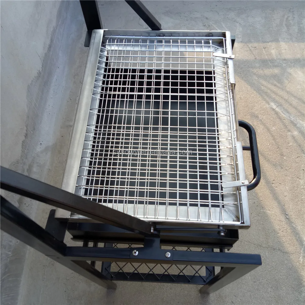 Flip Grate Rotating Turning Grilling Simplified BBQ Meat Turning, View