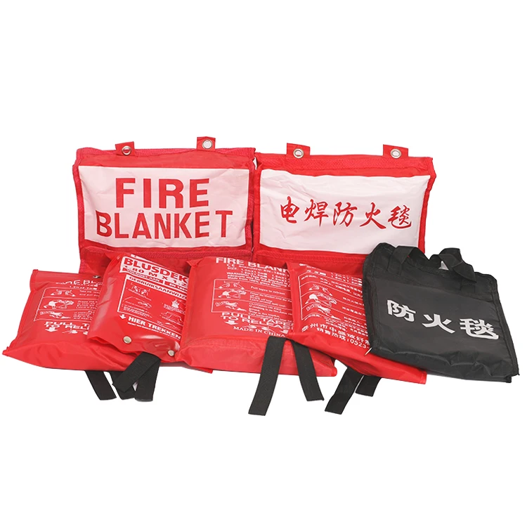 

Custom Package En1869 Fiberglass Cloth Emergency Fire Resistant Firefighter Extinguishing OEM Box Fire Blanket