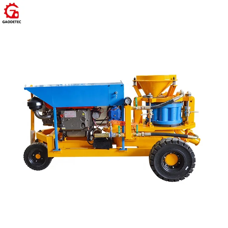
9m3/h diesel shotcrete concrete spraying machine for sale 