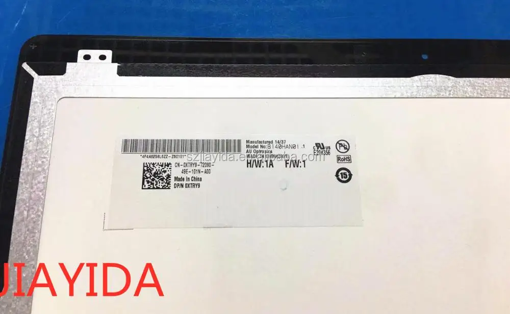 Original 14 Inch Replacement For Dell Latitude E7450 Laptop Lcd Screen Touch Digitizer Assembly 0vr9h2 Lp140wf2 Fhd View 14 Inch Lcd Touch Glass Monitor Assembly Replace For Dell Latitude E7450 Laptop For Dell