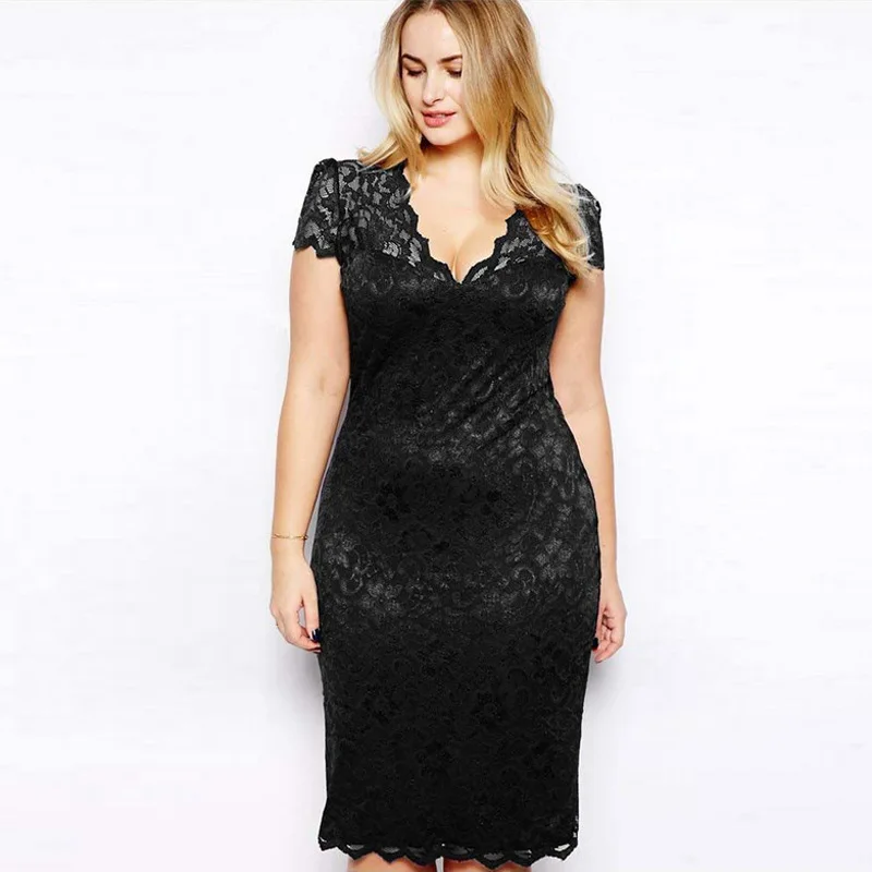 

LCd0186 women summer lace dress plus size large size dress