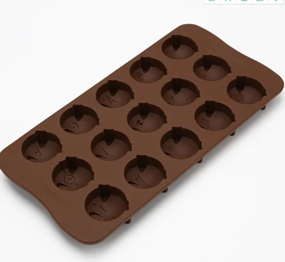 

15 Cavities Pig-shape 3d Chocolate Molds Silicone Chocolate Molds Custom Chocolate Silicone Mold, Picture