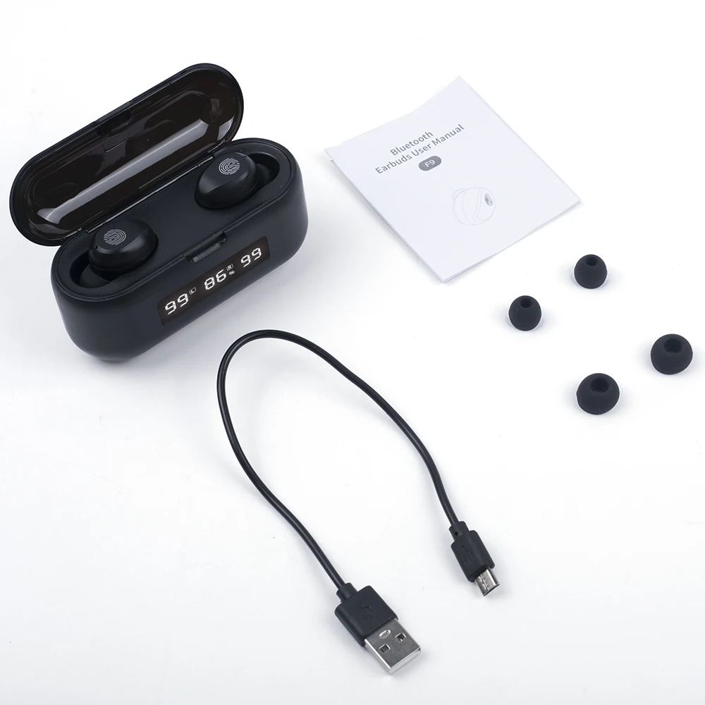 
Reenwee Auricular Bluetooth Earphone Waterproof TWS Earbuds Ear Buds Wireless Headphone BT Ear Phone Ecouteur Bluetooth Sans Fil 
