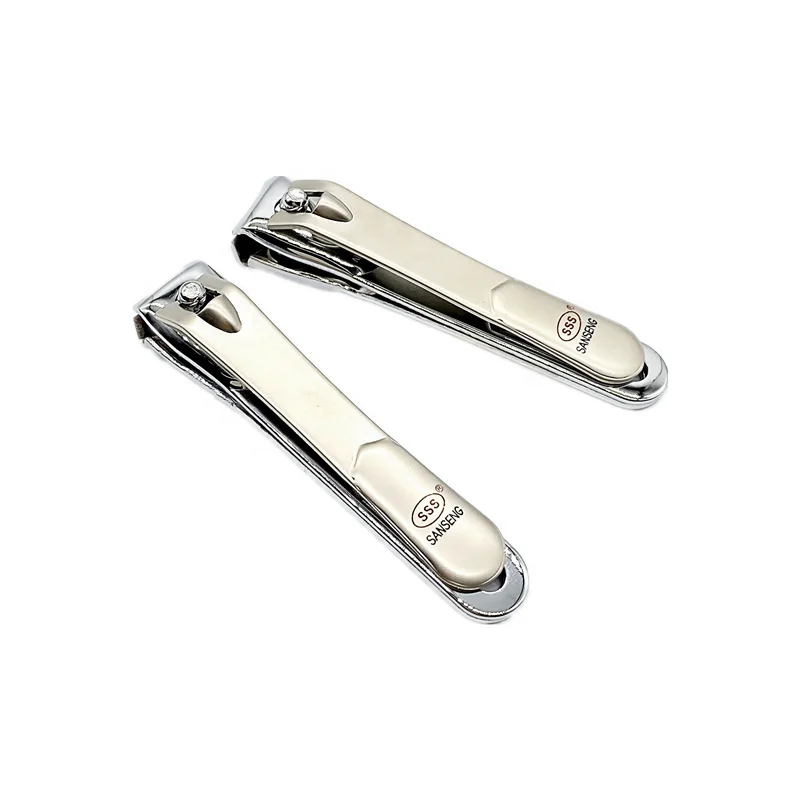 

SSS 664D-3 Home high grade nail clippers portable large size men's and women's nail clippers sharp carbon steel, Silver