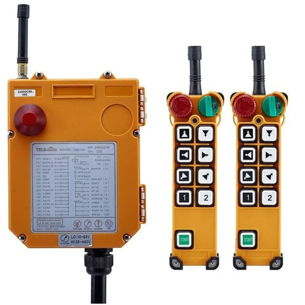 Wireless Industrial Remote Controller Electric Hoist Remote Control F24