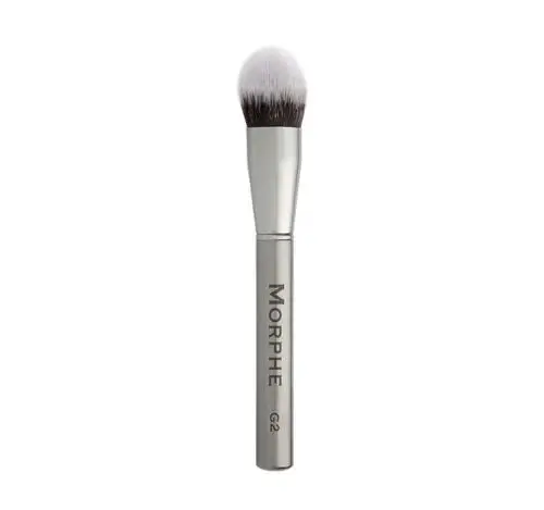 10 Piece Dark Grey Aluminium Handle Makeup Brush Set
