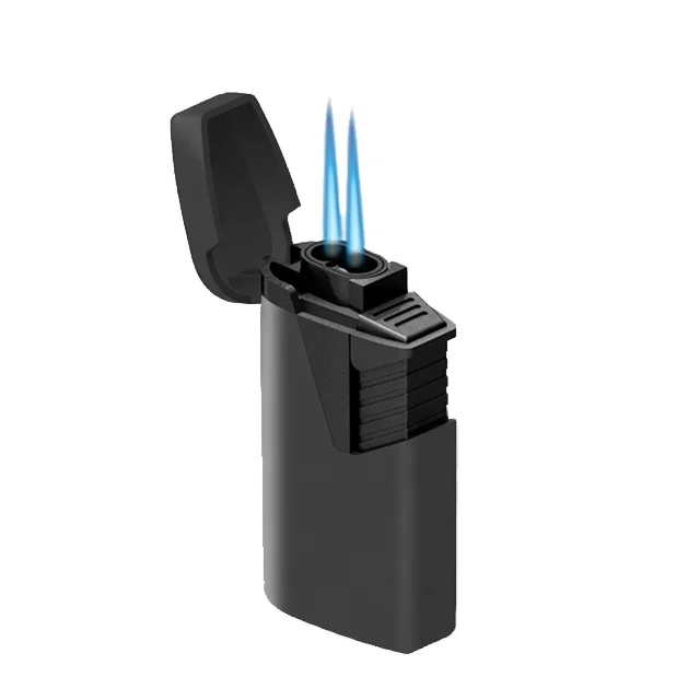 

ZL-9 Powerful Dual Flame Double Torch Jet Flame Refillable Cigar Lighter