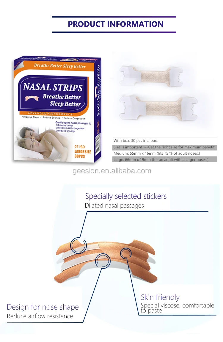 Snore Nasal Strips Sleep Breath Better Anti Snoring Strip On Amazon
