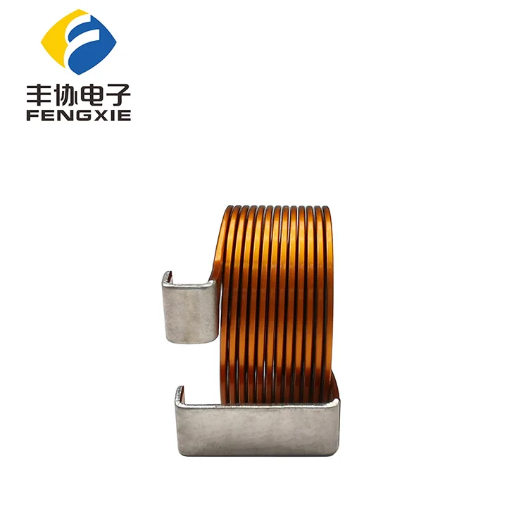 Custom Variable Inductor Coil Enamelled Flat Copper Wire Inductor Coil