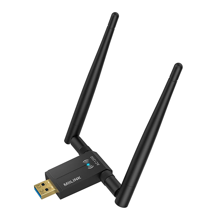 

802.11a/b/g/n/ac Mini Network Card USB 3.0 Wifi Adapter Receiver Wireless USB Dongle With Dual Antenna