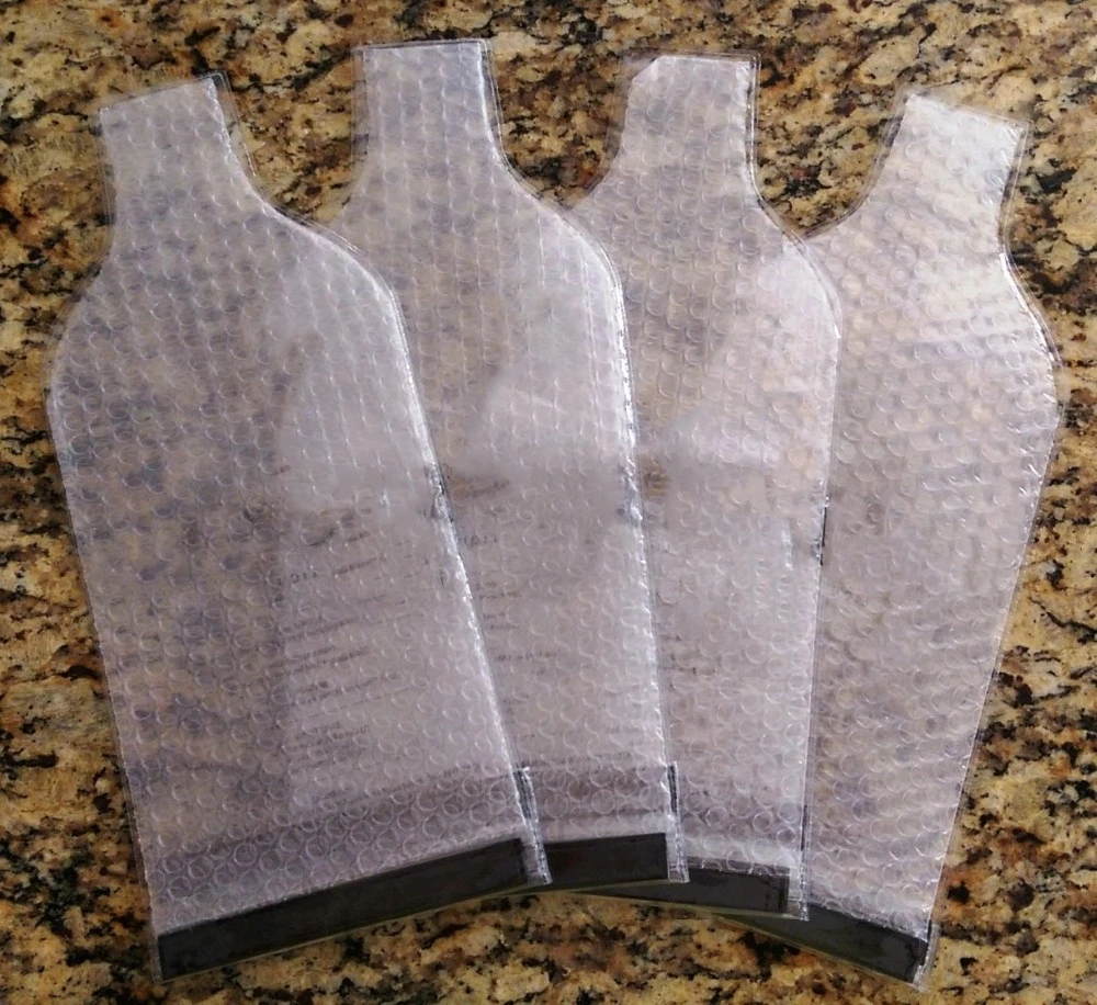 bubble wine bottle bag