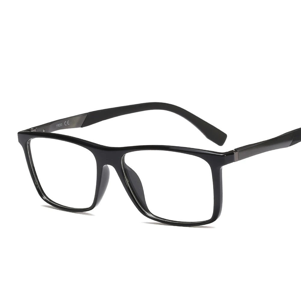 

SHINELOT G8003 New High Quality Men Tr90 Optical Frame Clear Glasses Prescription Eyewear Eyeglasses