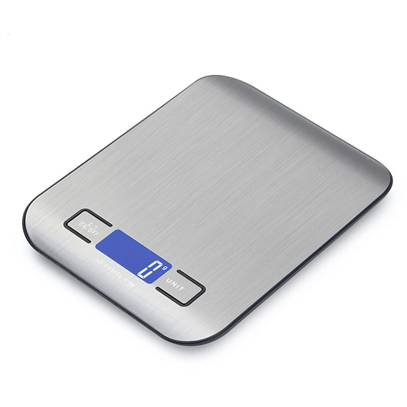 

Amazon Hot Sell Custom Multi function Food Scale 5 kg Weighing Kitchen Scale, White+black