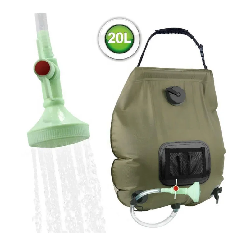 

Camping flush water Tool Outdoor Thermal Portable Shower Bag 20l Camping Solar Bath Water Bag Shower Solar Bath Bag