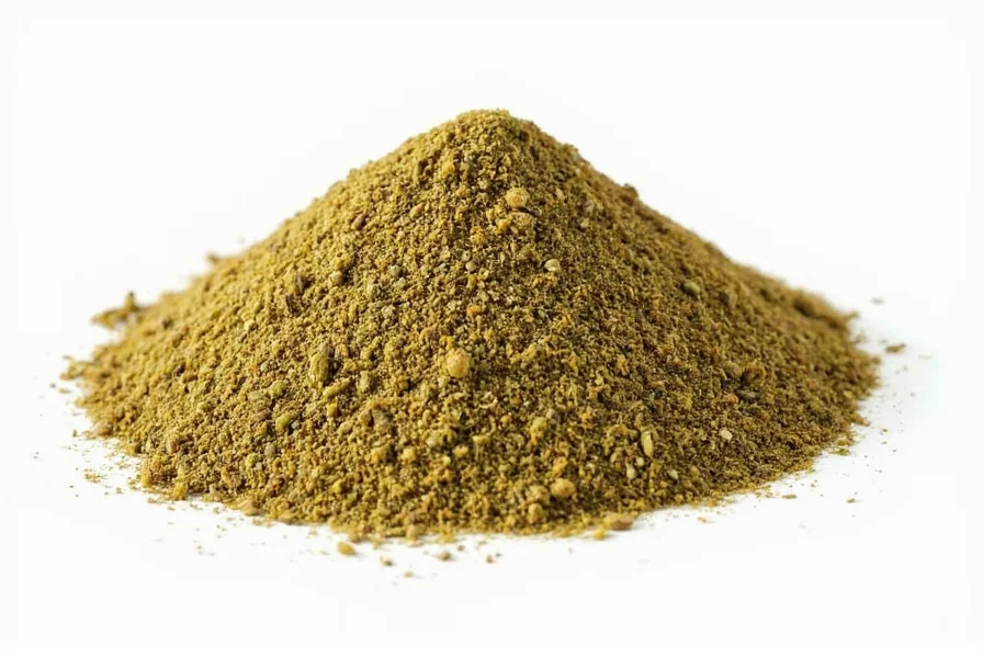 Various dishes featuring coriander spice including curry, pickles, and baked goods