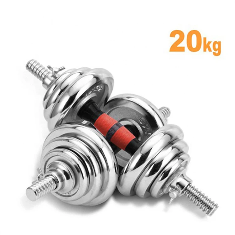 

2022 Personalised Multifunctional Weight Lifting Customized Bodybuilding Dumbbell Home Gym Equipment, Silver gray