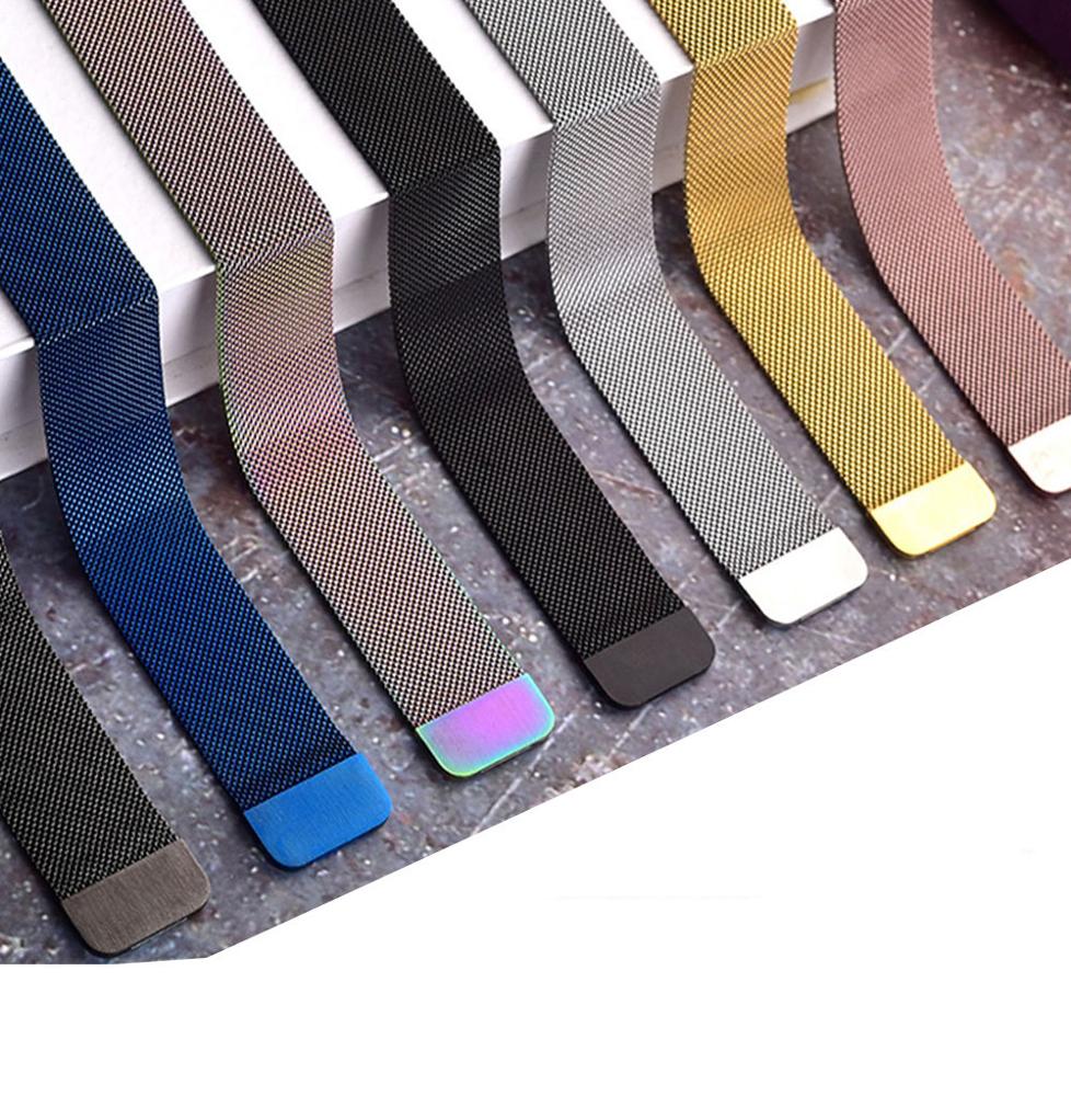 

Milanese Loop Watch Straps for Apple Watch Series 1 2 3 4 5 6 SE Metal Band for Iwatch 38mm 40mm 42mm 44mm Stainless Steel Strap