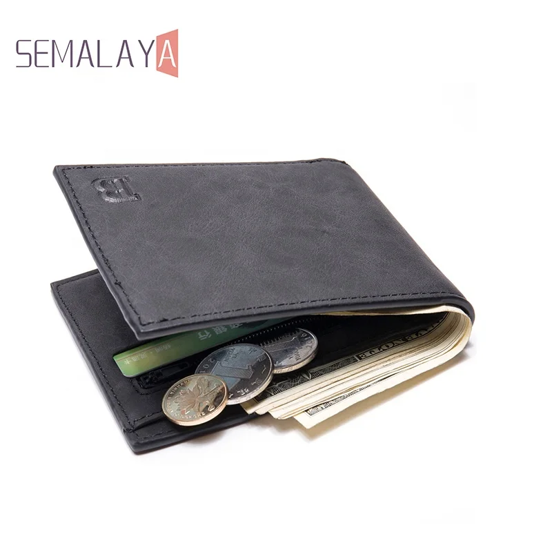 

luxury brand wallet men wallets slim genuine leather litchi pattern wallet wholesale factory, Coffee/black