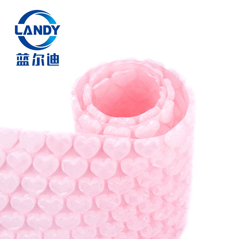 
Heart-shaped biodegradable pink heart bubble cushion wrap rolls cheap,new love heart bubble cushion wrap 