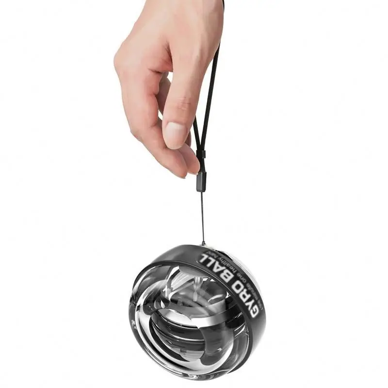

Real No Light Wrist Ball Gyro Power Ball Hand Trainer Fitness Ball, Black