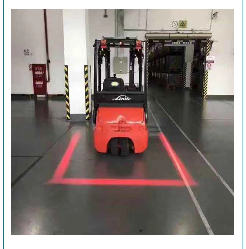 

Forklift Side-Mount Pedestrian Safety Warning Led Light Red Zone Danger Area Warning Light