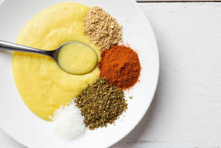 Ranch dressing in a bowl