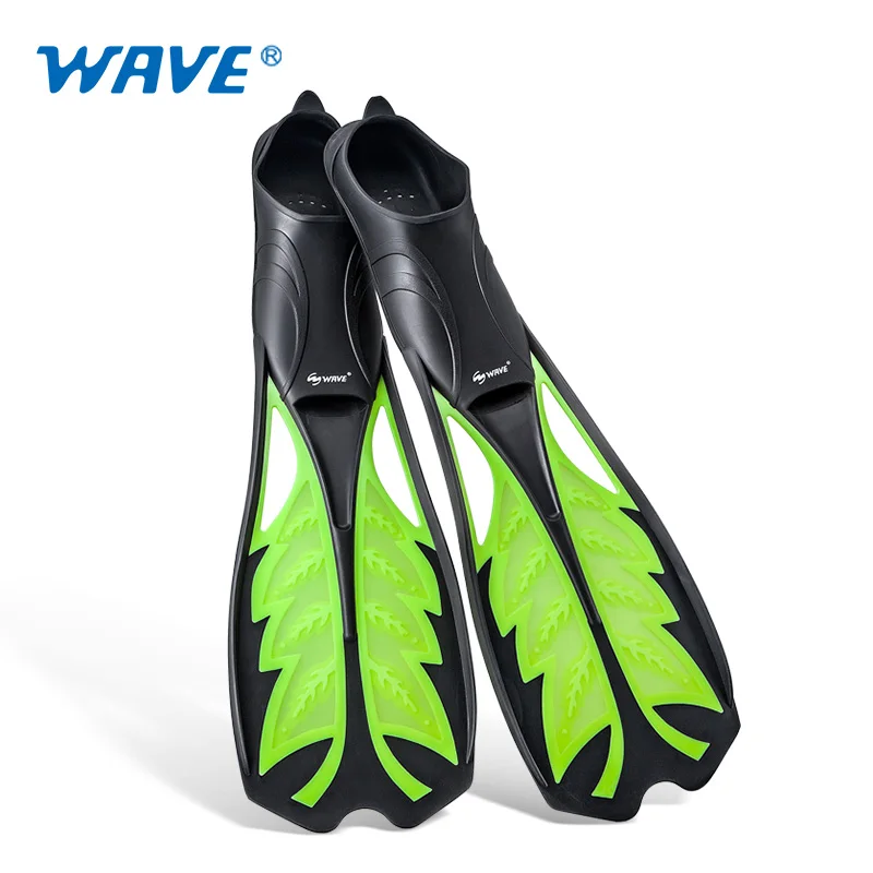 

hot sale high quality customizable Antiskid suppleness Professional diving fins Full Foot Pocket Fins, Blue / pink / green / light yellow / orang