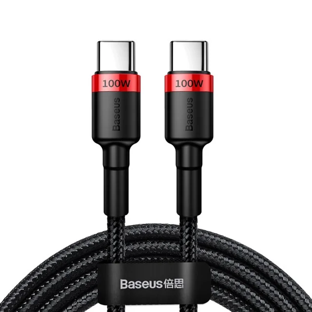 

Baseus 100W USB C To Type C Cable PD Fast Charge Cord 5A Type C Cable