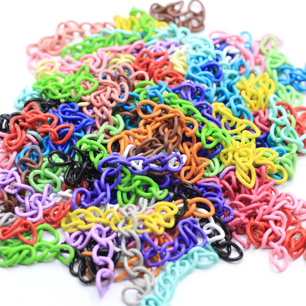 

100pcs/lot 54mm Necklace Extension Chain For DIY Jewelry Making Findings Bulk key Bracelet Extended Chains Tail Extender