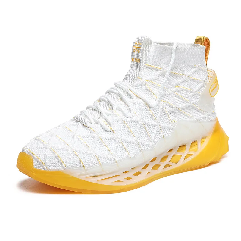 

Men's shoes new breathable fly woven mesh sneakers running blade shoes, 4 colors
