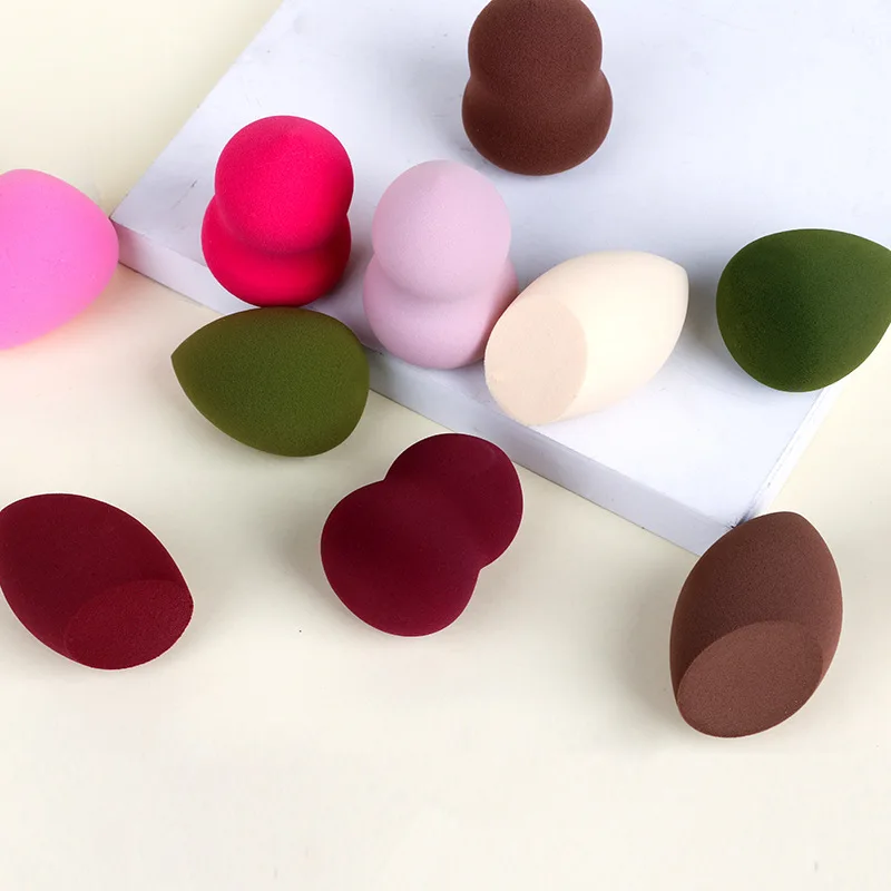 

2021 innovative products Latex Free Make Up puff Blending Cosmetic Tools beauty blenders Blender for tiny partial application, Multiple colors