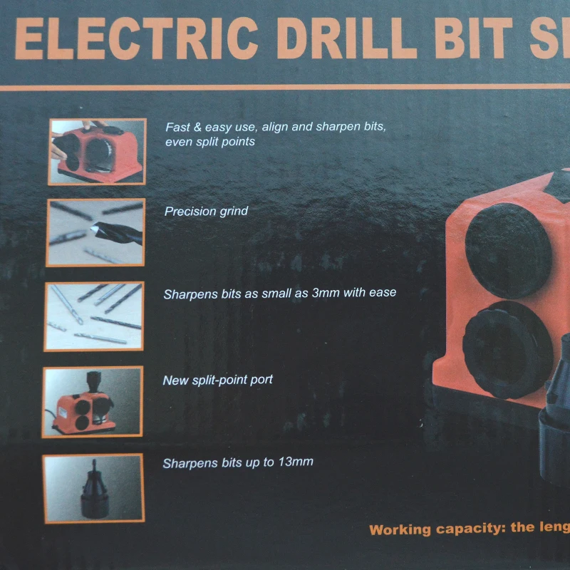 
Portable Professional Electric Drill Bit Sharpener Grinding 