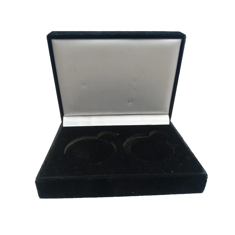 

Wholesale rectangle shape velvet box /gift box for/jewelry /coin/cufflink, Blue/black/red.ect