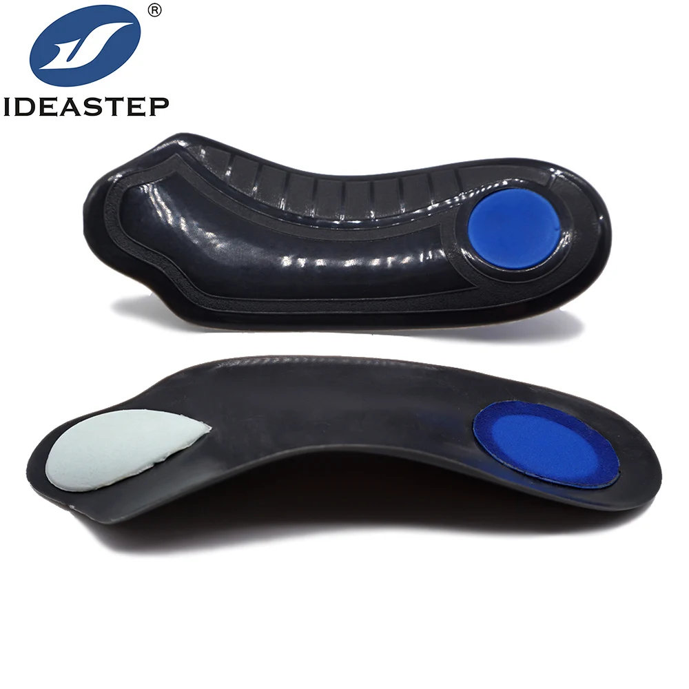 

Ideastep China Manufacturer PP Shell Metatarsal Pad Arch Support Foot Care Orthopedic 3/4 Plastic Shoe Insoles, Black or white