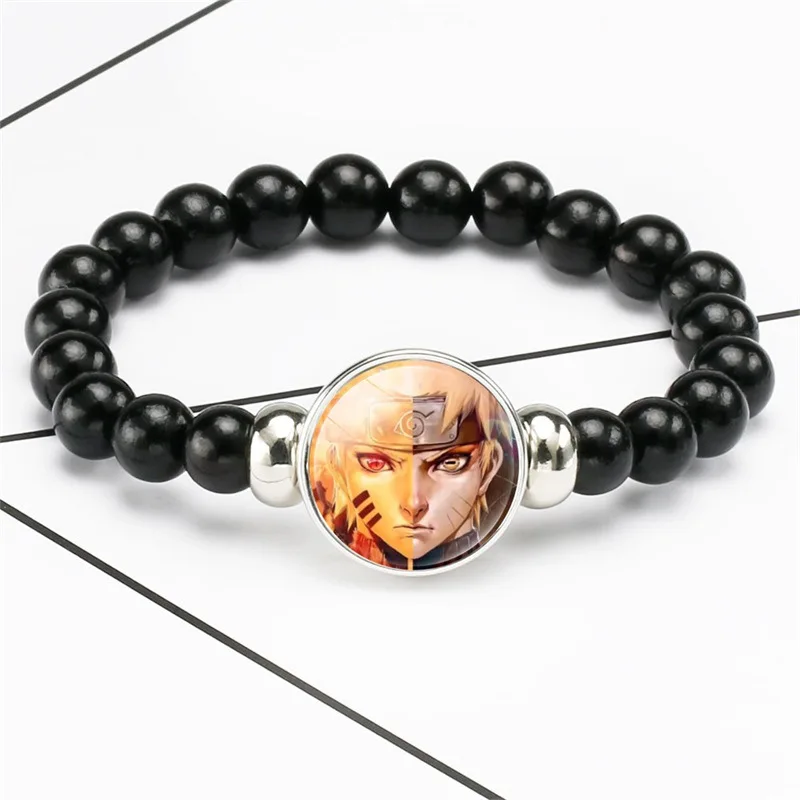 

Fashion Accessory Japanese Naruto Anime Style Beads for Bracelet Making Small Bead Bracelets Men Accessories, Customized color